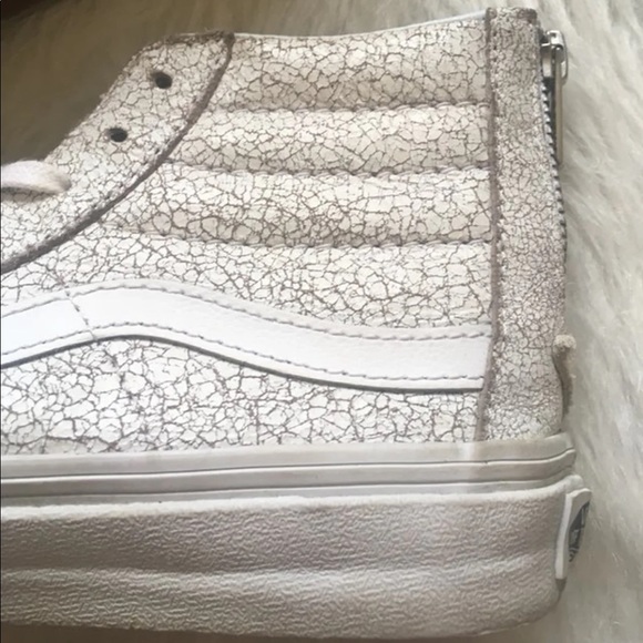 Suede Crackle Sk8 Hi Vans - Picture 2 of 7